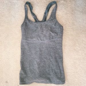 Lululemon Grey Workout Tanktop